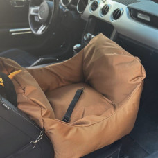 Автокрісло - переноска Incor для котів 52 х 52 х 40 см (коричнева) - cts