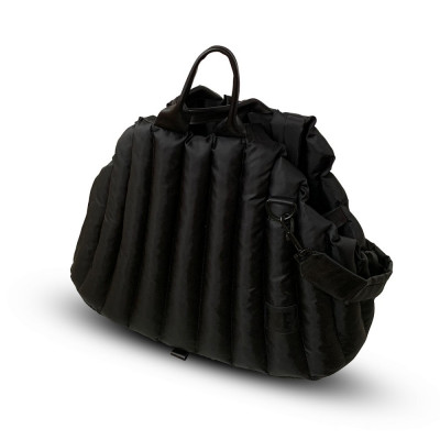 Сумка-переноска для собак і котів Aria Black | S 50x30x32см (чорна) - cts