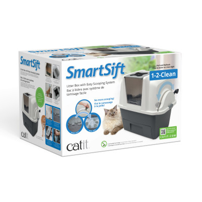 Туалет для котів Catit закритий «Smart Sift» 66 x 48 x 63 см (пластик) Туалет для котів Catit закритий «Smart Sift» 66 x 48 x 63 см (пластик)