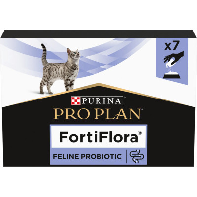 Пробіотик для котів ProPlan FORTIFLORA підтримка мікрофлори шлунково-кишкового тракту, 7 шт х 1г