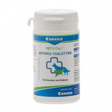 Добавка для котів та собак Canina «PETVITAL Arthro-Tabletten» 60 таблеток, 60 г (для суглобів)