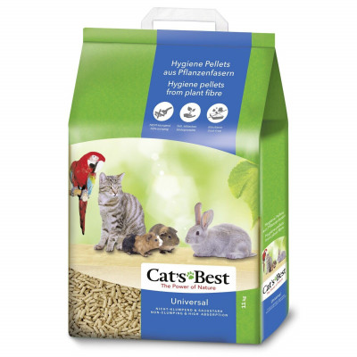 Гігієнічний наповнювач Cat's Best «‎Universal» 20 л / 11 кг (деревинний) - bds