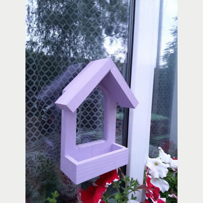 Годівниця для птахів House for Birds віконна "Балкон" 24,5 x 20 x 7 см (дерево, кольори в асортименті) Годівниця для птахів House for Birds віконна "Балкон" 24,5 x 20 x 7 см (дерево, кольори в асортименті)