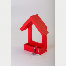 Годівниця для птахів House for Birds віконна "Балкон" 24,5 x 20 x 7 см (дерево, кольори в асортименті)