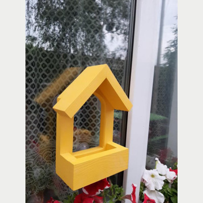Годівниця для птахів House for Birds віконна "Балкон" 24,5 x 20 x 7 см (дерево, кольори в асортименті) Годівниця для птахів House for Birds віконна "Балкон" 24,5 x 20 x 7 см (дерево, кольори в асортименті)