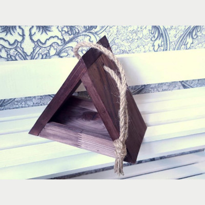 Годівниця для птахів House for Birds підвісна «Хатина» (дерево)