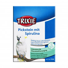 Минеральный камень для птиц Trixie со спирулиной 190 г