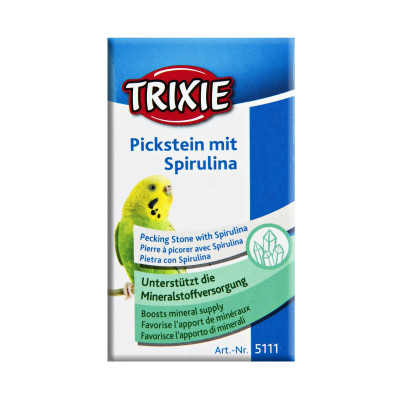 Минеральный камень для птиц Trixie со спирулиной 20 г