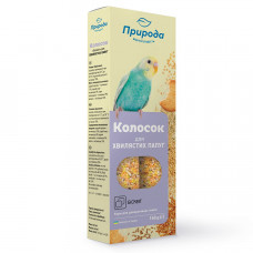 Ласощі для хвилястих папуг Природа «Колосок» 140 г / 2 шт. (бісквіт)