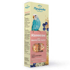 Лакомство для волнистых попугаев Природа «Колосок» 140 г / 2 шт. (мультифрукт)