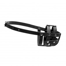 Кожаный намордник Collar №0 для спаниеля 6 см / 25 см (мягкий)