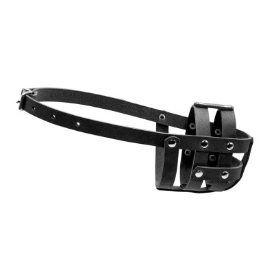 Кожаный намордник Collar №0 для спаниеля 6 см / 25 см (мягкий)