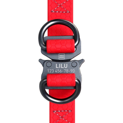 Шлея-петля Collar WAUDOG Waterproof з QR-паспортом 50-80 см / 20 мм (червоний) Шлея-петля Collar WAUDOG Waterproof з QR-паспортом 50-80 см / 20 мм (червоний)