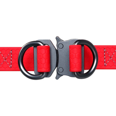 Шлея-петля Collar WAUDOG Waterproof з QR-паспортом 50-80 см / 20 мм (червоний) Шлея-петля Collar WAUDOG Waterproof з QR-паспортом 50-80 см / 20 мм (червоний)