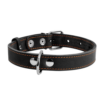 Нашийник Collar одинарний 38-50 см / 25 мм / (чорний) M