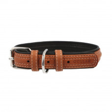 Нашийник Collar шкіряний «Soft» (Софт) 46-60 см / 35 мм (коричневий)