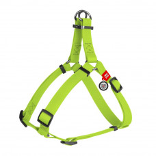 Шлея-петля Collar WAUDOG Waterproof з QR-паспортом 50-80 см/20 мм (салатова)
