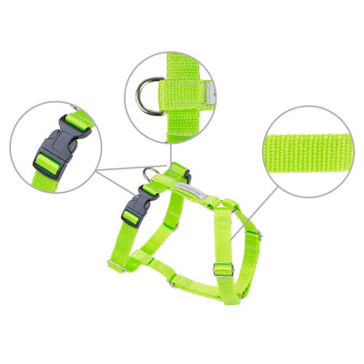 Шлея для собак регулируемая Amiplay Samba Guard XS 16-25 см, 25-32 см / 10 мм (зелёная) Шлея для собак регулируемая Amiplay Samba Guard XS 16-25 см, 25-32 см / 10 мм (зелёная)