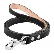 Повідець Collar одинарний непрошитий 122 см / 20 мм (чорний)