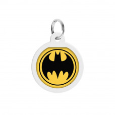 Адресник Collar WAUDOG Smart ID з QR паспортом «Бетмен лого» ⌀ 25 мм