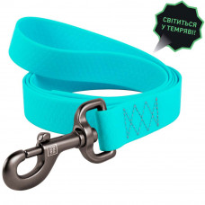 Повідець Collar WAUDOG Waterproof водостійкий світиться 122 см / 20 мм (ментоловий)