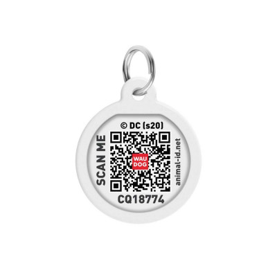 Адресник Collar WAUDOG Smart ID з QR паспортом «Чудо-жінка 2» ⌀ 25 мм