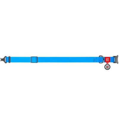Нашийник Collar WAUDOG Waterproof з QR-паспортом 24-40 см/20 мм (блакитний) Нашийник Collar WAUDOG Waterproof з QR-паспортом 24-40 см/20 мм (блакитний)