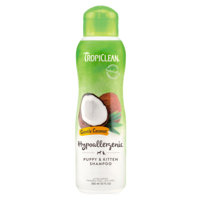 Шампунь для кошек и собак TropiClean «Gentle Coconut» (Кокос) 355 мл (для ухода за кожей) - dgs