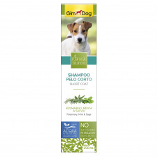 Шампунь для собак GimDog Natural Solution «Rosemary, Mint & Sage» (розмарин, м'ята та шавлія) 250 мл (для короткої шерсті)