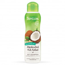 Шампунь для котів та собак TropiClean «Oatmeal & Tea Tree» (Вівсяне борошно та чайне дерево) 355 мл (для догляду за шкірою)