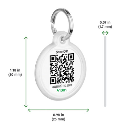 Адресник Animal ID з QR паспортом для вихованців Адресник Animal ID з QR паспортом для вихованців