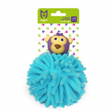 Іграшка для собак MasterZoo Мавпочка синя з пискавкою 10,6 х 10,6 х 15,5 см (гума)
