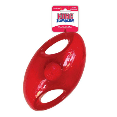 Іграшка для собак м'яч Kong Jumbler Football 22,9 см L/XL Іграшка для собак м'яч Kong Jumbler Football 22,9 см L/XL
