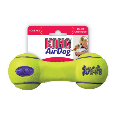 Игрушка для собак воздушная гантель Kong AirDog Squeaker Dumbbell 13,3 см S Игрушка для собак воздушная гантель Kong AirDog Squeaker Dumbbell 13,3 см S