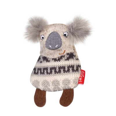 Іграшка для собак Коала з пищалкою GiGwi Plush 10 см (текстиль)