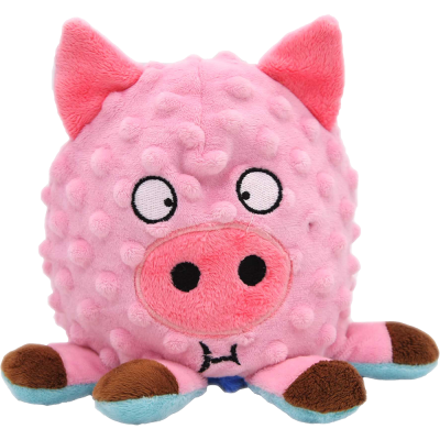 Мягкая игрушка для собак GimDog 2в1 Свинья 19 х 20 х 17 см