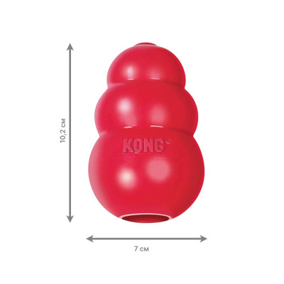 Игрушка для собак груша-кормушка Kong Classic 10,2 см L Игрушка для собак груша-кормушка Kong Classic 10,2 см L