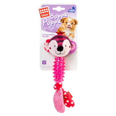 Игрушка для собак GiGwi Suppa Puppa Обезьянка с пищалкой | 20 см Игрушка для собак GiGwi Suppa Puppa Обезьянка с пищалкой | 20 см