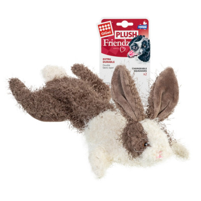 Игрушка для собак GiGwi Plush Заяц с пищалкой | S/M - 47 см Игрушка для собак GiGwi Plush Заяц с пищалкой | S/M - 47 см