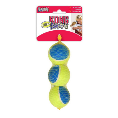 Іграшка для собак м'яч з пискавкою Kong SqueakAir Ultra Balls 3 шт M Іграшка для собак м'яч з пискавкою Kong SqueakAir Ultra Balls 3 шт M