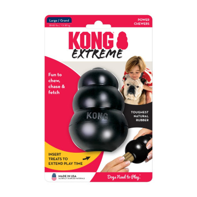 Игрушка для собак груша-кормушка Kong Extreme 10,2 см L Игрушка для собак груша-кормушка Kong Extreme 10,2 см L