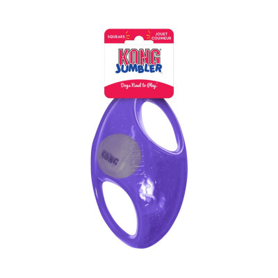 Іграшка для собак м'яч Kong Jumbler Football 17,8 см M/L Іграшка для собак м'яч Kong Jumbler Football 17,8 см M/L