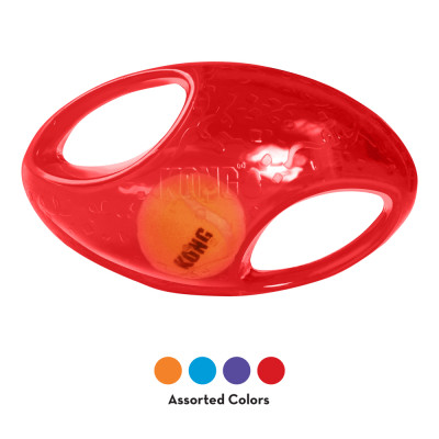 Іграшка для собак м'яч Kong Jumbler Football 17,8 см M/L Іграшка для собак м'яч Kong Jumbler Football 17,8 см M/L