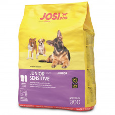 Сухий корм для підростаючих собак із чутливим травленням JosiDog Junior Sensitive 900 г (домашній птах)