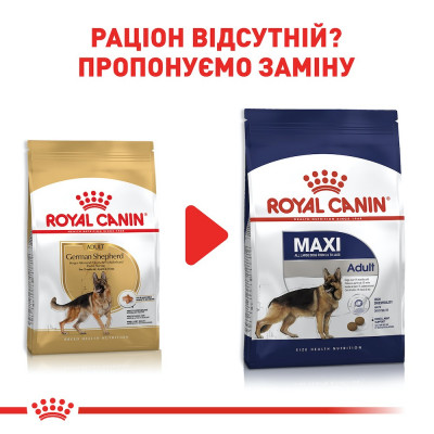 Сухий корм для собак породи німецька вівчарка віком від 15 місяців Royal Canin German Shepherd Adult 11 кг (домашній птах) Сухий корм для собак породи німецька вівчарка віком від 15 місяців Royal Canin German Shepherd Adult 11 кг (домашній птах)