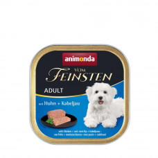 Вологий корм для собак Animonda Vom Feinsten Adult with Chicken + Cod | 150 г (курка і тріска)
