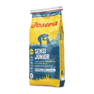 Сухой корм для щенков Josera Sensi Junior 15 кг (утка и лосось)