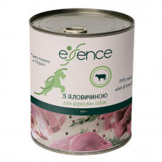 Вологий корм для дорослих собак Essence 800 г (яловичина)