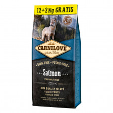 Сухий корм для дорослих собак всіх порід Carnilove Salmon Adult 12 + 2 кг (лосось)