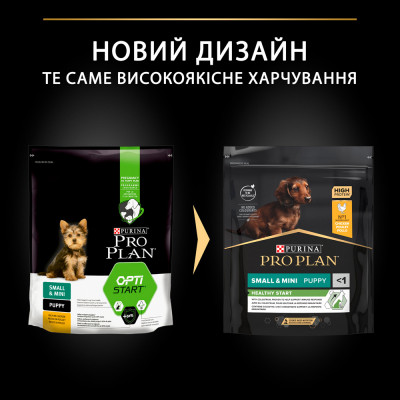 Сухий корм для цуценят та молодих собак дрібних порід Pro Plan Puppy Small & Mini 700 г (курка)
